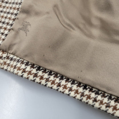 【中古品】【メンズ】 Burberrys バーバリーズ WOOL CASHMERE SOUTIEN COLLAR COAT WW050-869-59 ウール カシミヤ ステンカラーコート 千鳥格子 アウター 141-260210-as-05-izu サイズ：92-170 カラー：ブラウン系 万代Net店