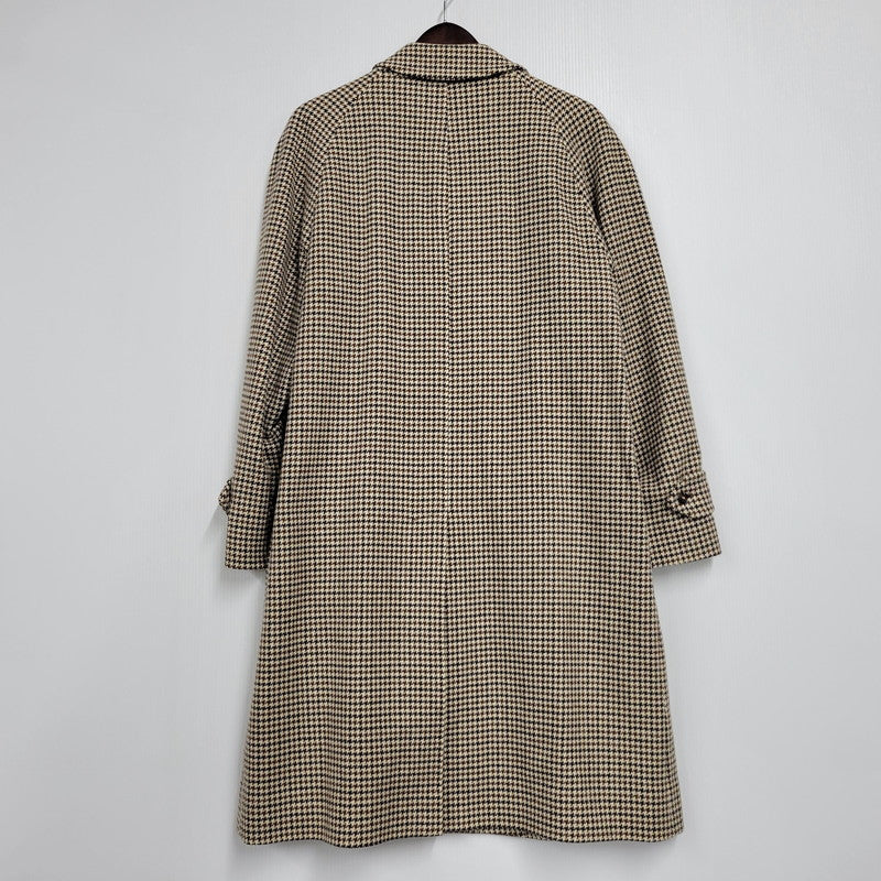 【中古品】【メンズ】 Burberrys バーバリーズ WOOL CASHMERE SOUTIEN COLLAR COAT WW050-869-59 ウール カシミヤ ステンカラーコート 千鳥格子 アウター 141-260210-as-05-izu サイズ：92-170 カラー：ブラウン系 万代Net店