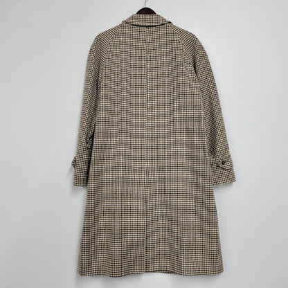 【中古品】【メンズ】 Burberrys バーバリーズ WOOL CASHMERE SOUTIEN COLLAR COAT WW050-869-59 ウール カシミヤ ステンカラーコート 千鳥格子 アウター 141-260210-as-05-izu サイズ：92-170 カラー：ブラウン系 万代Net店