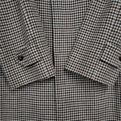 【中古品】【メンズ】 Burberrys バーバリーズ WOOL CASHMERE SOUTIEN COLLAR COAT WW050-869-59 ウール カシミヤ ステンカラーコート 千鳥格子 アウター 141-260210-as-05-izu サイズ：92-170 カラー：ブラウン系 万代Net店