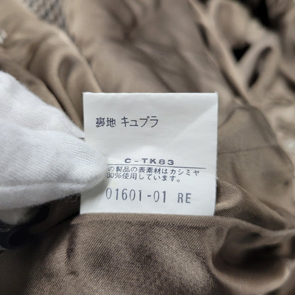 【中古品】【メンズ】 Burberrys バーバリーズ WOOL CASHMERE SOUTIEN COLLAR COAT WW050-869-59 ウール カシミヤ ステンカラーコート 千鳥格子 アウター 141-260210-as-05-izu サイズ：92-170 カラー：ブラウン系 万代Net店