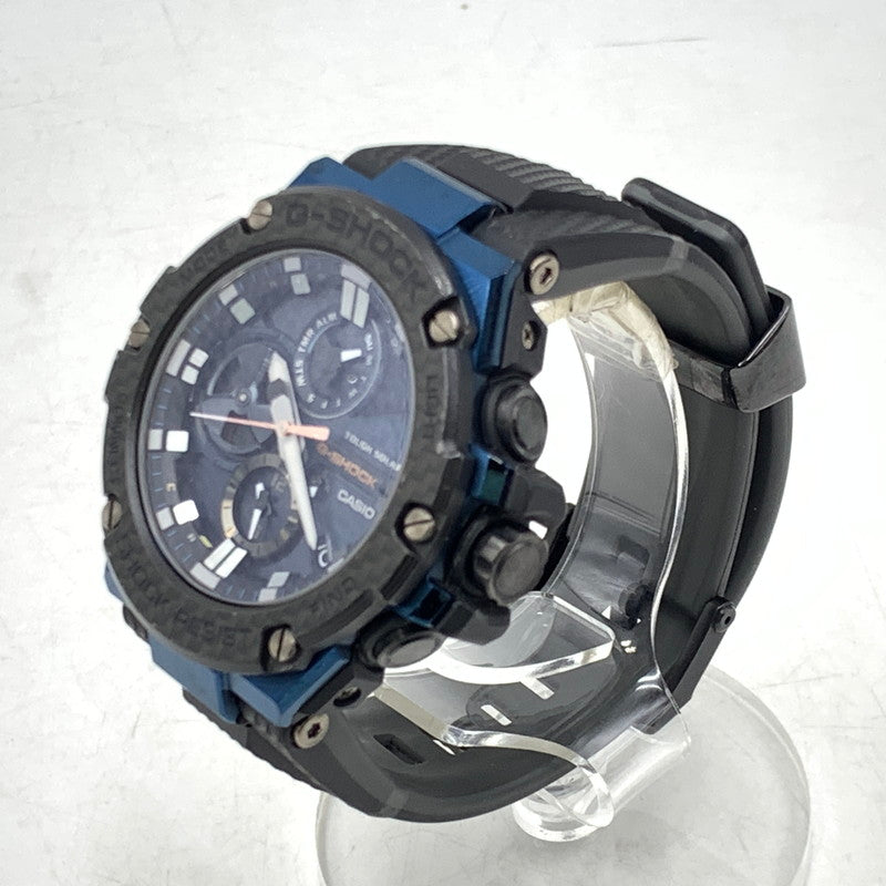 【中古品】【メンズ/レディース】 GST-B100XB-2AJF GST-B100 SERIES G-STEEL TOUGH SOLAR WATCH ジースティール タフソーラー ウォッチ 時計 腕時計 196-260210-ya-06-izu カラー：ブラック 万代Net店