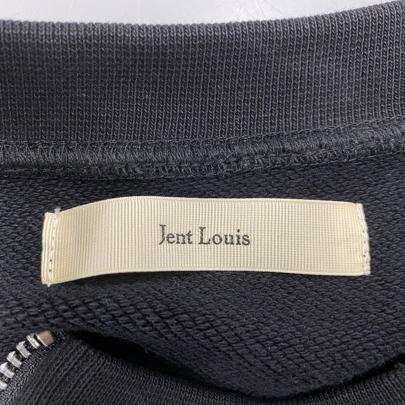 【中古品】【メンズ】 JENT LOUIS ジェントルイス DUAL-ZIP NECK SWEAT 2502-JLS-CMD0001 デュアルジップ ネック スウェット 長袖 トップス 147-260214-as-07-izu サイズ：L カラー：ブラック 万代Net店