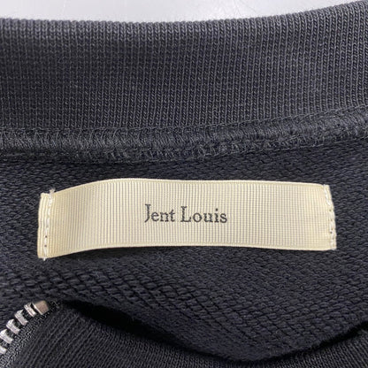 【中古品】【メンズ】 JENT LOUIS ジェントルイス DUAL-ZIP NECK SWEAT 2502-JLS-CMD0001 デュアルジップ ネック スウェット 長袖 トップス 147-260214-as-07-izu サイズ：L カラー：ブラック 万代Net店