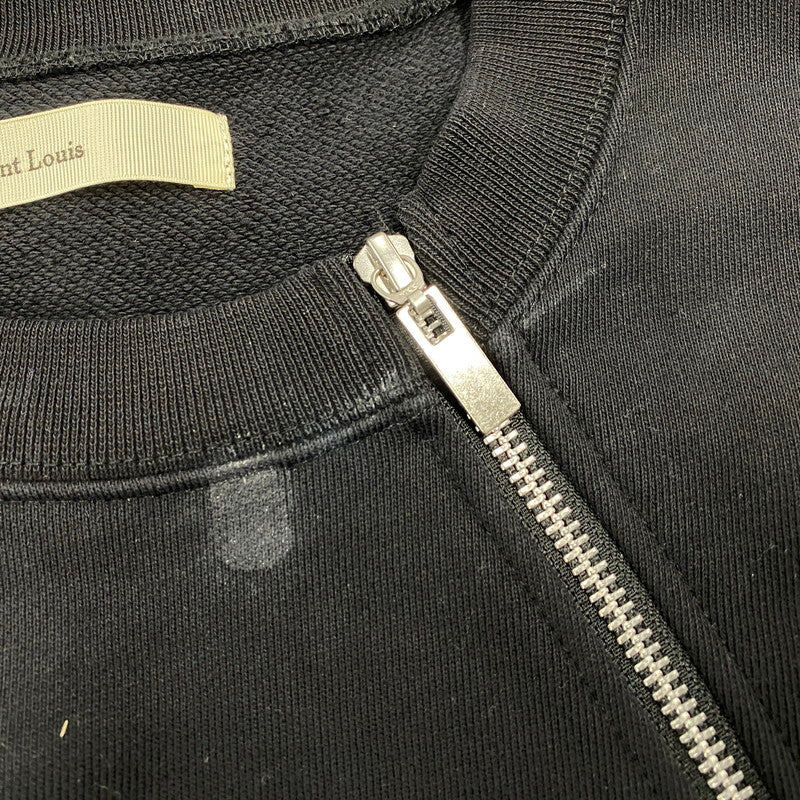 【中古品】【メンズ】 JENT LOUIS ジェントルイス DUAL-ZIP NECK SWEAT 2502-JLS-CMD0001 デュアルジップ ネック スウェット 長袖 トップス 147-260214-as-07-izu サイズ：L カラー：ブラック 万代Net店