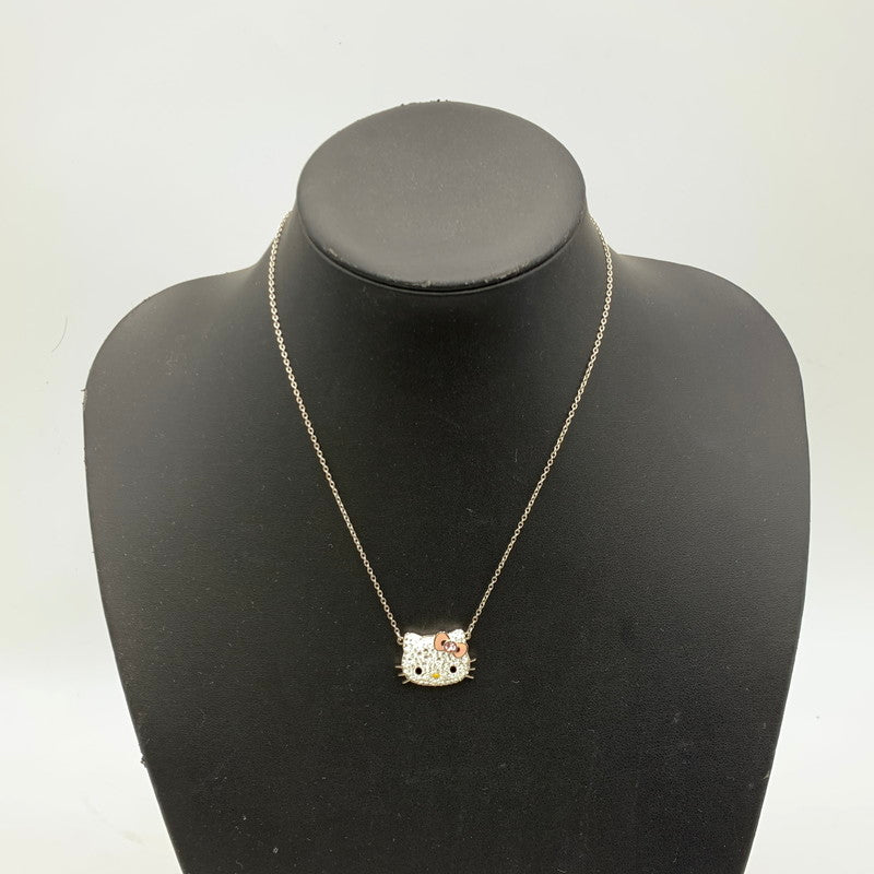 【中古品】【レディース】 HELLO KITTY PENDANT NECKLACE ハロー キティ ペンダント ネックレス アクセサリー 192-260210-ya-08-izu カラー：シルバー 万代Net店