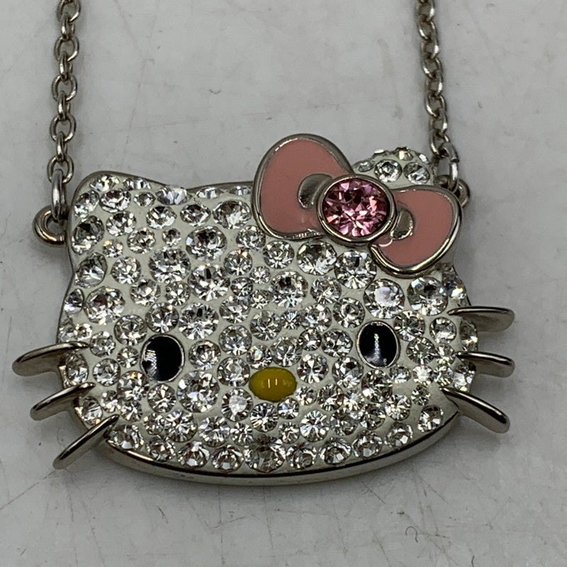 【中古品】【レディース】 HELLO KITTY PENDANT NECKLACE ハロー キティ ペンダント ネックレス アクセサリー 192-260210-ya-08-izu カラー：シルバー 万代Net店