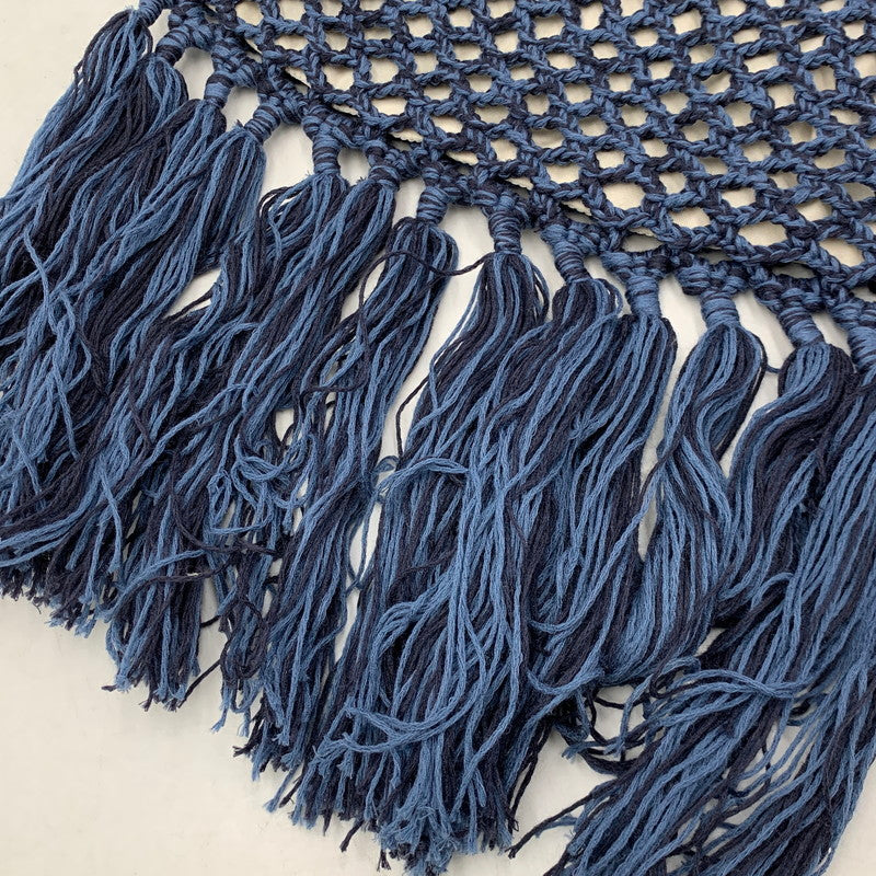 【中古品】【レディース】 SUGARHILL シュガーヒル 2441001009 COTTON KNIT BAG LARGE コットン ニット バッグ ラージ カバン 鞄 188-260210-ya-05-izu カラー：ネイビー 万代Net店
