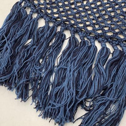 【中古品】【レディース】 SUGARHILL シュガーヒル 2441001009 COTTON KNIT BAG LARGE コットン ニット バッグ ラージ カバン 鞄 188-260210-ya-05-izu カラー：ネイビー 万代Net店