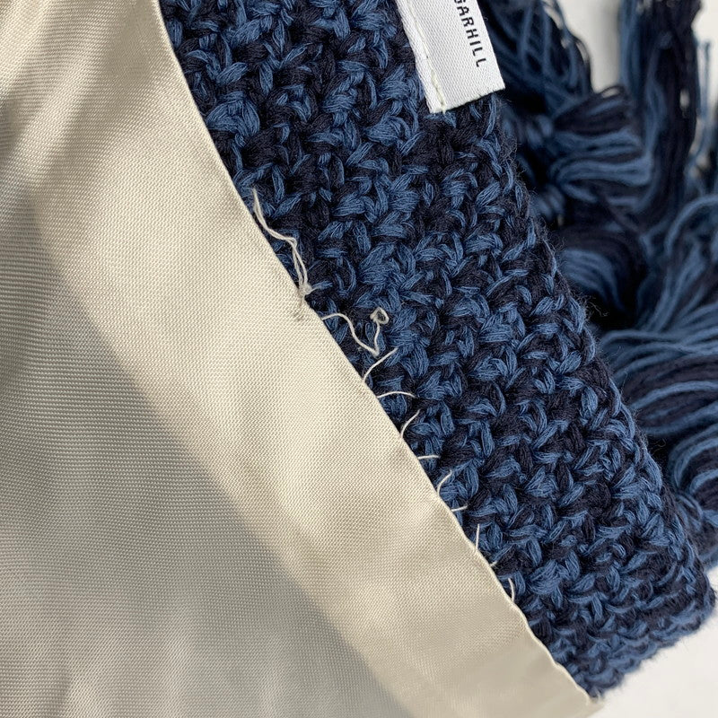 【中古品】【レディース】 SUGARHILL シュガーヒル 2441001009 COTTON KNIT BAG LARGE コットン ニット バッグ ラージ カバン 鞄 188-260210-ya-05-izu カラー：ネイビー 万代Net店