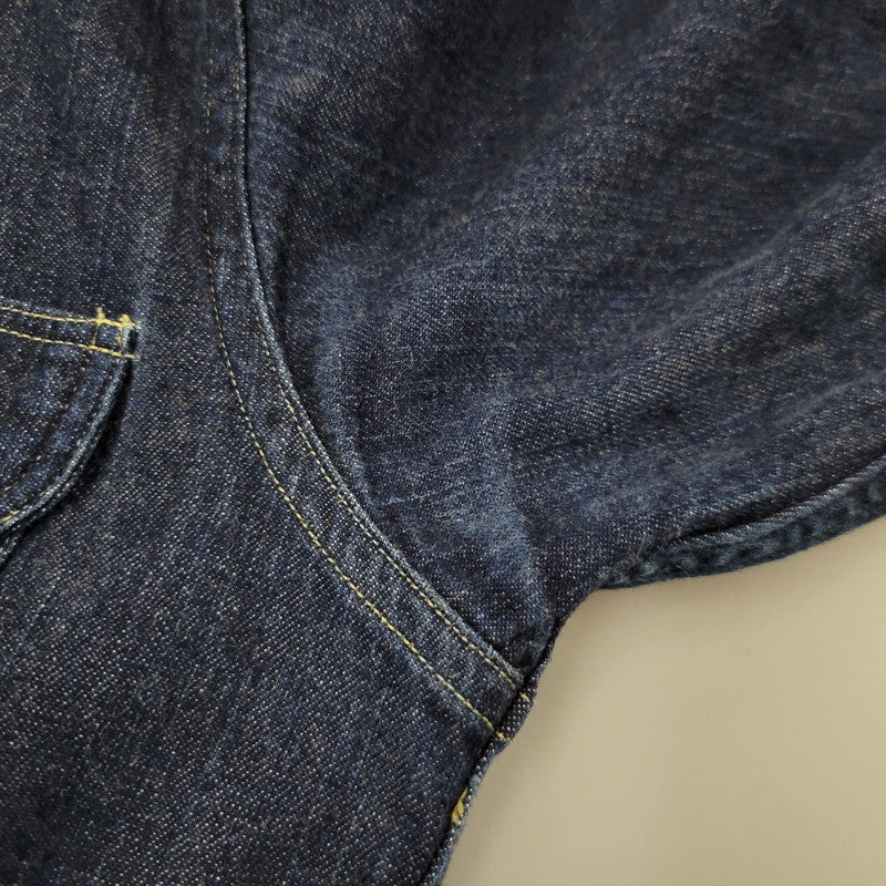 【中古品】【メンズ】 AT LAST&CO アットラスト WORKING DENIM ワーキング デニム LS SHIRT ロングスリーブ シャツ　トップス 長袖 145-260311-ya-06-izu サイズ：下記参照 カラー：インディゴ 万代Net店