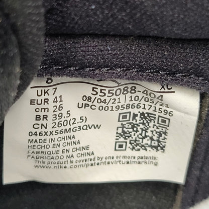 【中古美品】【メンズ/レディース】 AIR JORDAN 1 RETRO HIGH OG 555088-404 エアジョーダン 1 レトロ ハイ OG スニーカー シューズ 靴 160-260211-as-18-izu サイズ：26cm カラー：DK MARINA BLUE/BLACK-WHITE 万代Net店