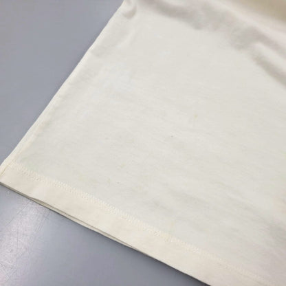 【中古品】【メンズ】 CELINE セリーヌ 2X681671Q シルクスクリーンプリントルーズフィットクルーネックTシャツ 半袖 トップス 141-260210-as-01-izu サイズ：S カラー：ホワイト 万代Net店