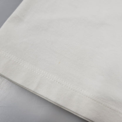 【中古品】【メンズ】 CELINE セリーヌ 2X681671Q シルクスクリーンプリントルーズフィットクルーネックTシャツ 半袖 トップス 141-260210-as-01-izu サイズ：S カラー：ホワイト 万代Net店