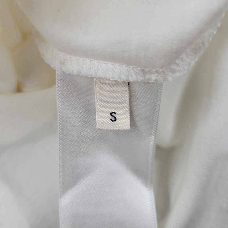 【中古品】【メンズ】 CELINE セリーヌ 2X681671Q シルクスクリーンプリントルーズフィットクルーネックTシャツ 半袖 トップス 141-260210-as-01-izu サイズ：S カラー：ホワイト 万代Net店