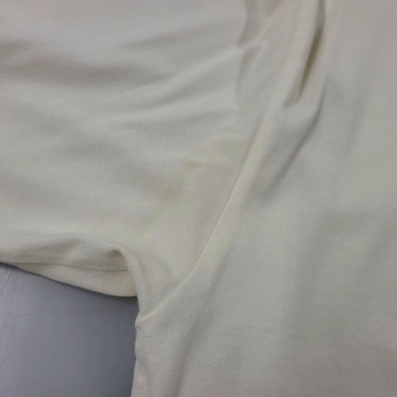 【中古品】【メンズ】 CELINE セリーヌ 2X681671Q シルクスクリーンプリントルーズフィットクルーネックTシャツ 半袖 トップス 141-260210-as-01-izu サイズ：S カラー：ホワイト 万代Net店