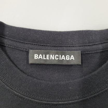 【中古品】【メンズ】 BALENCIAGA バレンシアガ BB LOGO OVERSIZE T-SHIRT 570803 BBロゴ オーバーサイズ Tシャツ 半袖 トップス 141-260210-as-02-izu サイズ：S カラー：ブラック 万代Net店