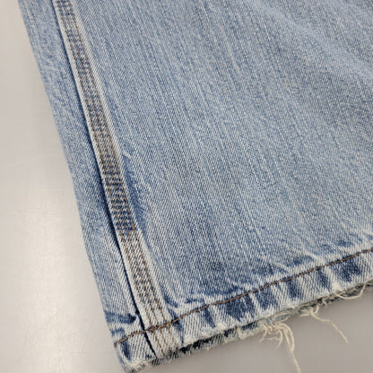 【現状渡し品】【メンズ】 Carhartt カーハート LOOSE FIT DENIM PANTS 142232-A B189 ルーズフィット デニムパンツ メキシコ製 ジーンズ ボトムス 157-260214-as-19-izu サイズ：34×32 カラー：ライトインディゴ 万代Net店