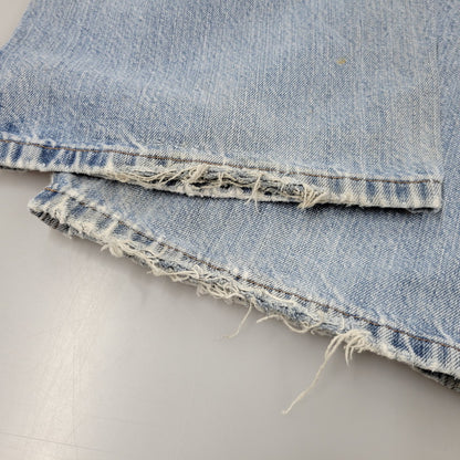 【現状渡し品】【メンズ】 Carhartt カーハート LOOSE FIT DENIM PANTS 142232-A B189 ルーズフィット デニムパンツ メキシコ製 ジーンズ ボトムス 157-260214-as-19-izu サイズ：34×32 カラー：ライトインディゴ 万代Net店