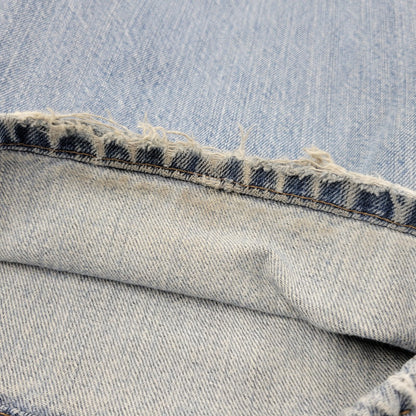 【現状渡し品】【メンズ】 Carhartt カーハート LOOSE FIT DENIM PANTS 142232-A B189 ルーズフィット デニムパンツ メキシコ製 ジーンズ ボトムス 157-260214-as-19-izu サイズ：34×32 カラー：ライトインディゴ 万代Net店