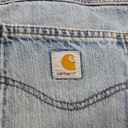 【現状渡し品】【メンズ】 Carhartt カーハート LOOSE FIT DENIM PANTS 142232-A B189 ルーズフィット デニムパンツ メキシコ製 ジーンズ ボトムス 157-260214-as-19-izu サイズ：34×32 カラー：ライトインディゴ 万代Net店