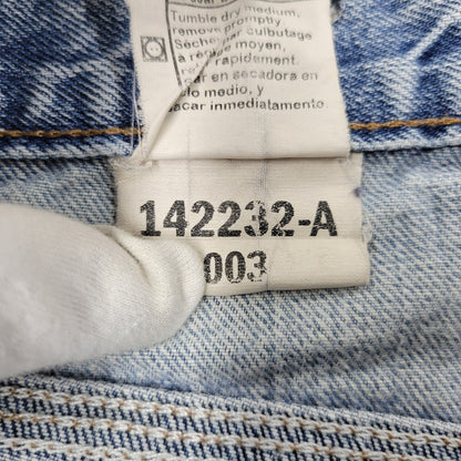 【現状渡し品】【メンズ】 Carhartt カーハート LOOSE FIT DENIM PANTS 142232-A B189 ルーズフィット デニムパンツ メキシコ製 ジーンズ ボトムス 157-260214-as-19-izu サイズ：34×32 カラー：ライトインディゴ 万代Net店