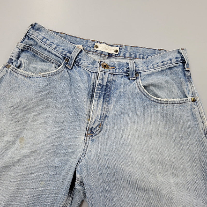 【現状渡し品】【メンズ】 Carhartt カーハート LOOSE FIT DENIM PANTS 142232-A B189 ルーズフィット デニムパンツ メキシコ製 ジーンズ ボトムス 157-260214-as-19-izu サイズ：34×32 カラー：ライトインディゴ 万代Net店