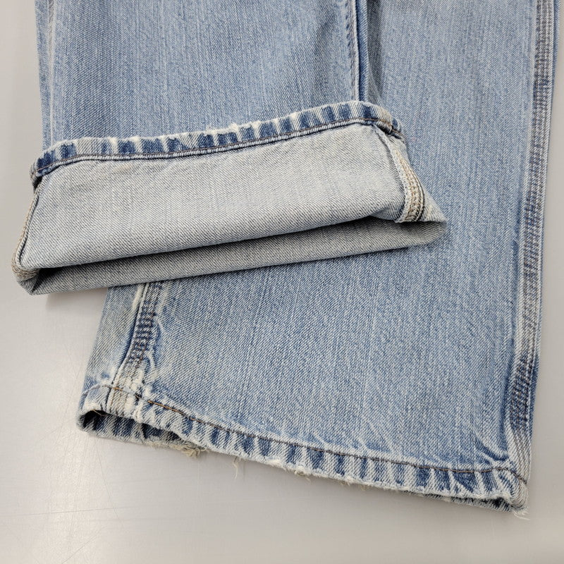 【現状渡し品】【メンズ】 Carhartt カーハート LOOSE FIT DENIM PANTS 142232-A B189 ルーズフィット デニムパンツ メキシコ製 ジーンズ ボトムス 157-260214-as-19-izu サイズ：34×32 カラー：ライトインディゴ 万代Net店
