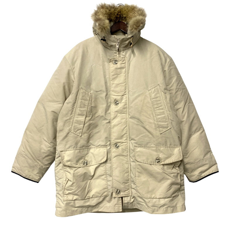 【中古品】【メンズ】 BERT PULITZER バートピューリッツァー USA製 GOOSE DOWN PARKA グースダウンパーカー 146-260211-tt-06-izu サイズ：L カラー：ライトベージュ 万代Net店