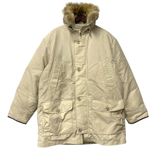 【中古品】【メンズ】 BERT PULITZER バートピューリッツァー USA製 GOOSE DOWN PARKA グースダウンパーカー 146-260211-tt-06-izu サイズ：L カラー：ライトベージュ 万代Net店
