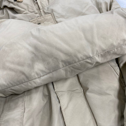 【中古品】【メンズ】 BERT PULITZER バートピューリッツァー USA製 GOOSE DOWN PARKA グースダウンパーカー 146-260211-tt-06-izu サイズ：L カラー：ライトベージュ 万代Net店