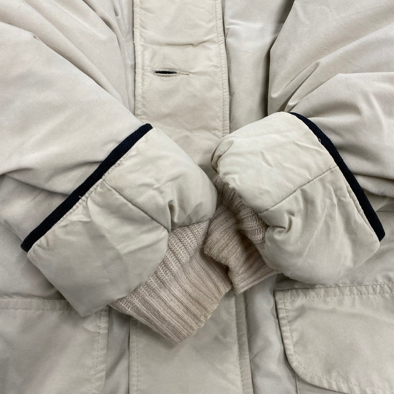 【中古品】【メンズ】 BERT PULITZER バートピューリッツァー USA製 GOOSE DOWN PARKA グースダウンパーカー 146-260211-tt-06-izu サイズ：L カラー：ライトベージュ 万代Net店