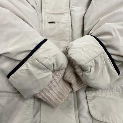 【中古品】【メンズ】 BERT PULITZER バートピューリッツァー USA製 GOOSE DOWN PARKA グースダウンパーカー 146-260211-tt-06-izu サイズ：L カラー：ライトベージュ 万代Net店