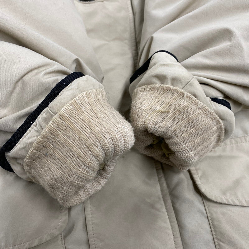 【中古品】【メンズ】 BERT PULITZER バートピューリッツァー USA製 GOOSE DOWN PARKA グースダウンパーカー 146-260211-tt-06-izu サイズ：L カラー：ライトベージュ 万代Net店