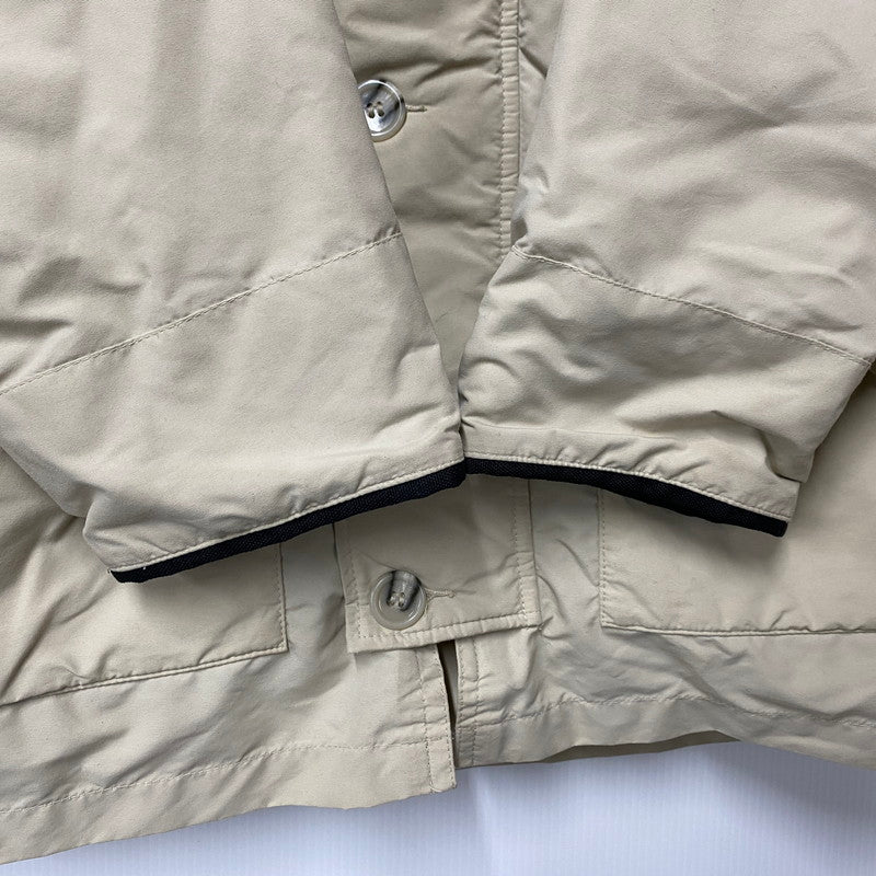 【中古品】【メンズ】 BERT PULITZER バートピューリッツァー USA製 GOOSE DOWN PARKA グースダウンパーカー 146-260211-tt-06-izu サイズ：L カラー：ライトベージュ 万代Net店