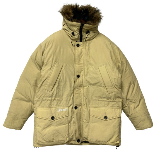 【中古品】【メンズ】 BEAR USA ベアーユーエスエー MOUNTAIN DOWN PARKA マウンテンダウンパーカー アウター 146-260211-tt-07-izu サイズ：L カラー：ベージュ系 万代Net店