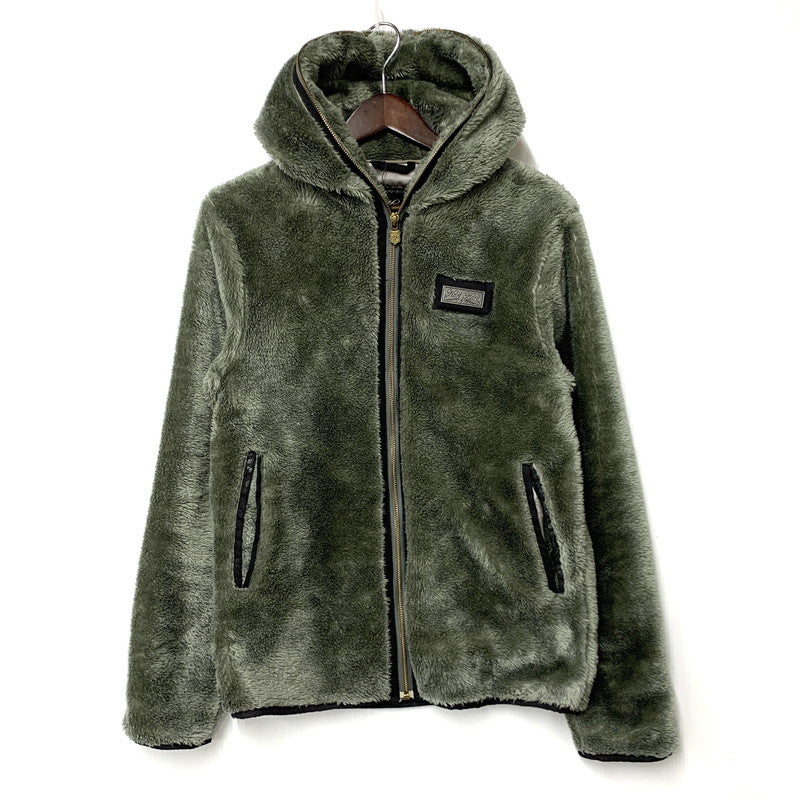 【中古品】【メンズ】 KARL KANI カールカナイ FLEECE ZIP PARKA フリース ジップ パーカー トップス 長袖 146-260214-cs-23-izu サイズ：S カラー：カーキ系 万代Net店