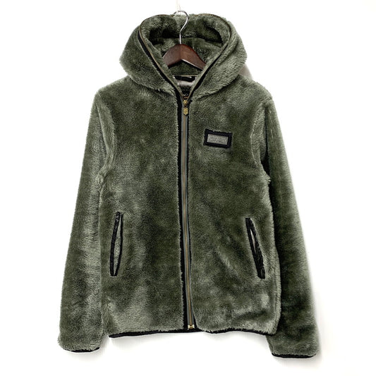 【中古品】【メンズ】 KARL KANI カールカナイ FLEECE ZIP PARKA フリース ジップ パーカー トップス 長袖 146-260214-cs-23-izu サイズ：S カラー：カーキ系 万代Net店