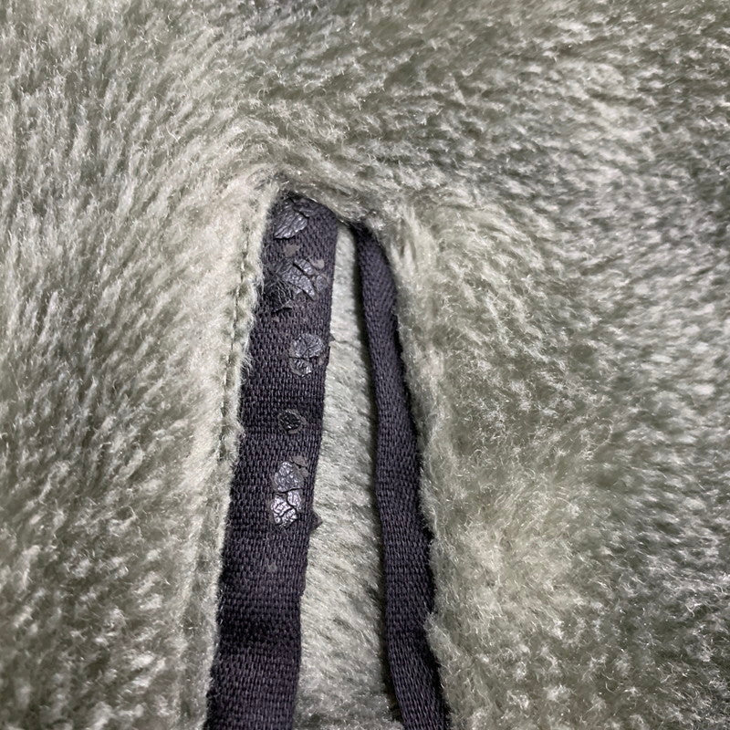 【中古品】【メンズ】 KARL KANI カールカナイ FLEECE ZIP PARKA フリース ジップ パーカー トップス 長袖 146-260214-cs-23-izu サイズ：S カラー：カーキ系 万代Net店