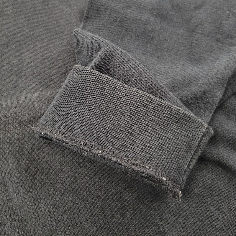 【中古品】【メンズ】 HYSTERIC GLAMOUR ヒステリックグラマー LOGO PRINT LS TEE 4CL-1912 ロゴ プリント ロングスリーブ Tシャツ 長袖 トップス 140-260214-as-21-izu サイズ：M カラー：ブラック 万代Net店