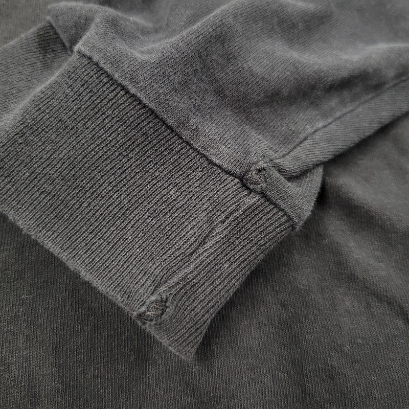 【中古品】【メンズ】 HYSTERIC GLAMOUR ヒステリックグラマー LOGO PRINT LS TEE 4CL-1912 ロゴ プリント ロングスリーブ Tシャツ 長袖 トップス 140-260214-as-21-izu サイズ：M カラー：ブラック 万代Net店