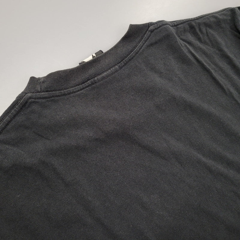 【中古品】【メンズ】 HYSTERIC GLAMOUR ヒステリックグラマー LOGO PRINT LS TEE 4CL-1912 ロゴ プリント ロングスリーブ Tシャツ 長袖 トップス 140-260214-as-21-izu サイズ：M カラー：ブラック 万代Net店