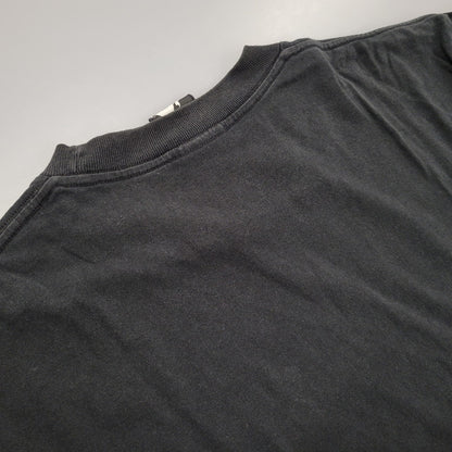 【中古品】【メンズ】 HYSTERIC GLAMOUR ヒステリックグラマー LOGO PRINT LS TEE 4CL-1912 ロゴ プリント ロングスリーブ Tシャツ 長袖 トップス 140-260214-as-21-izu サイズ：M カラー：ブラック 万代Net店