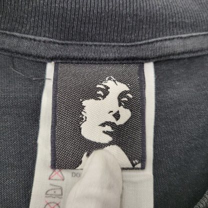 【中古品】【メンズ】 HYSTERIC GLAMOUR ヒステリックグラマー LOGO PRINT LS TEE 4CL-1912 ロゴ プリント ロングスリーブ Tシャツ 長袖 トップス 140-260214-as-21-izu サイズ：M カラー：ブラック 万代Net店