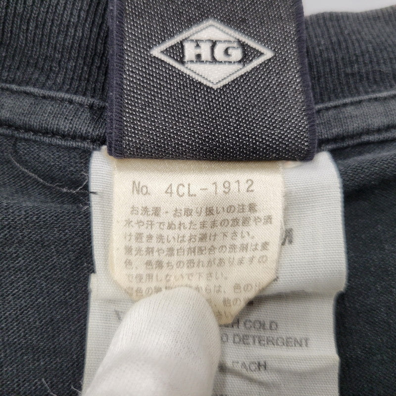 【中古品】【メンズ】 HYSTERIC GLAMOUR ヒステリックグラマー LOGO PRINT LS TEE 4CL-1912 ロゴ プリント ロングスリーブ Tシャツ 長袖 トップス 140-260214-as-21-izu サイズ：M カラー：ブラック 万代Net店