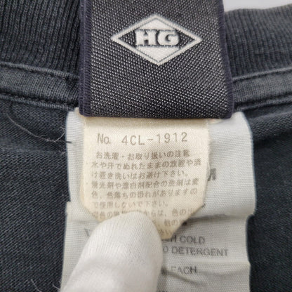 【中古品】【メンズ】 HYSTERIC GLAMOUR ヒステリックグラマー LOGO PRINT LS TEE 4CL-1912 ロゴ プリント ロングスリーブ Tシャツ 長袖 トップス 140-260214-as-21-izu サイズ：M カラー：ブラック 万代Net店