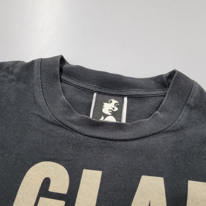 【中古品】【メンズ】 HYSTERIC GLAMOUR ヒステリックグラマー LOGO PRINT LS TEE 4CL-1912 ロゴ プリント ロングスリーブ Tシャツ 長袖 トップス 140-260214-as-21-izu サイズ：M カラー：ブラック 万代Net店