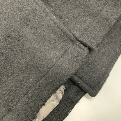 【現状渡し品】【メンズ】 MIDAS ミダス 361366 WOOL LEATHER P COAT ウール レザー ピーコート アウター 147-260214-cs-24-izu サイズ：M カラー：ブラック 万代Net店