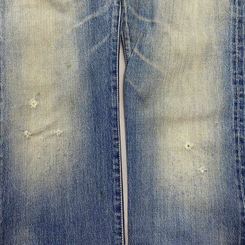 【現状渡し品】【メンズ】 4AP-2112 STUDS DAMAGE DENIM PANTS スタッズ ダメージ デニム パンツ ボトムス ズボン 151-260212-cs-04-izu サイズ：30 カラー：インディゴ 万代Net店