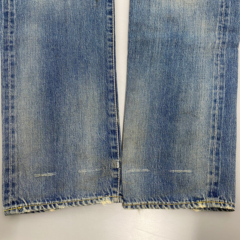 【現状渡し品】【メンズ】 4AP-2112 STUDS DAMAGE DENIM PANTS スタッズ ダメージ デニム パンツ ボトムス ズボン 151-260212-cs-04-izu サイズ：30 カラー：インディゴ 万代Net店